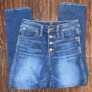 JCrew High Rise Vintage Straight Leg Jeans